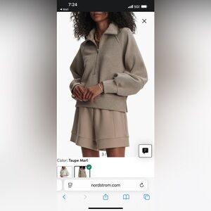 Varley Milano 1/2 zip sweatshirt XS